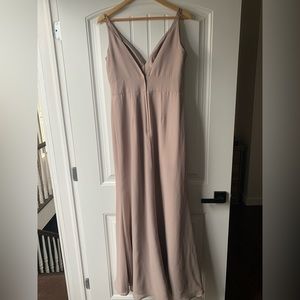 Christina Wu truffle bridesmaid dress